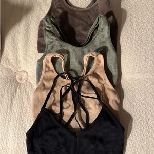 Aerie sports bra bundle, 4. Size small